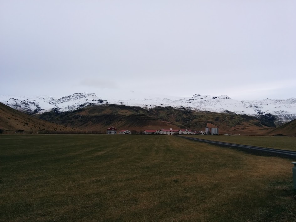 Views across to Eyjafjallajokull