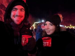 Sipping mulled wine at the best Black Forest Christmas Market - Ravennaschlucht Christmas Market