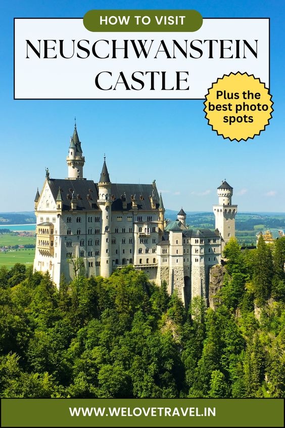 How to visit Neuschwanstein Castle Pinterest Pin - Save for Later