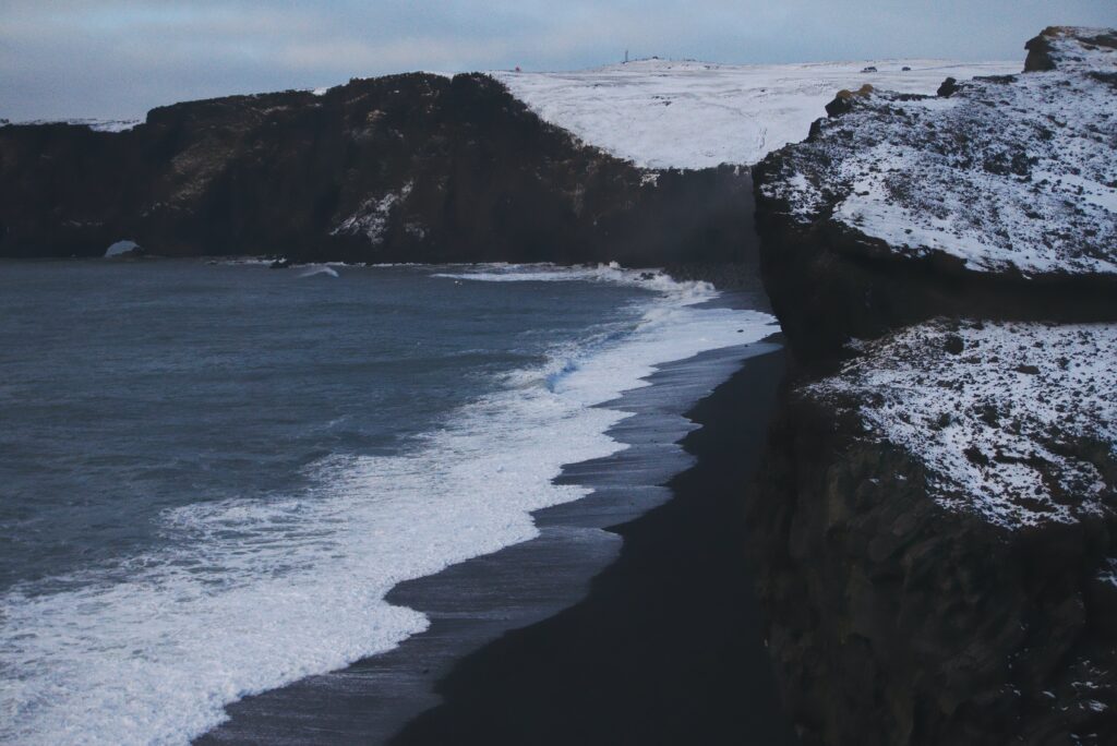 Visiting Iceland in the Winter - Black sands beach