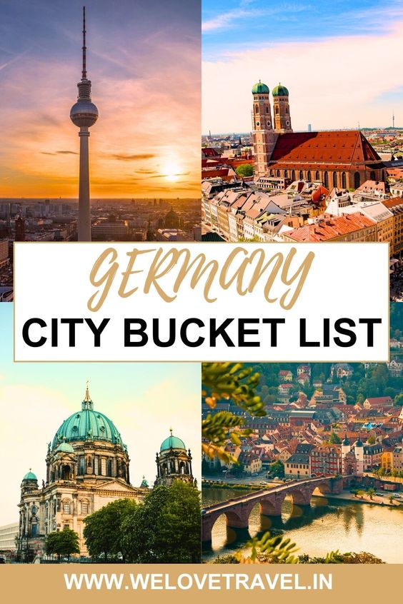 Bucket List Cities in Germany Pinterest Button