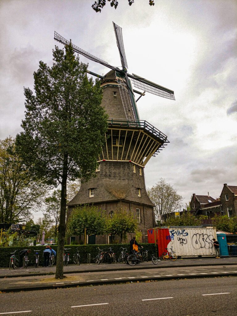 On our bucket list of fun things to do in Amsterdam for couples is to visit a brewery by a windmill! A unique experience in Amsterdam's city centre.