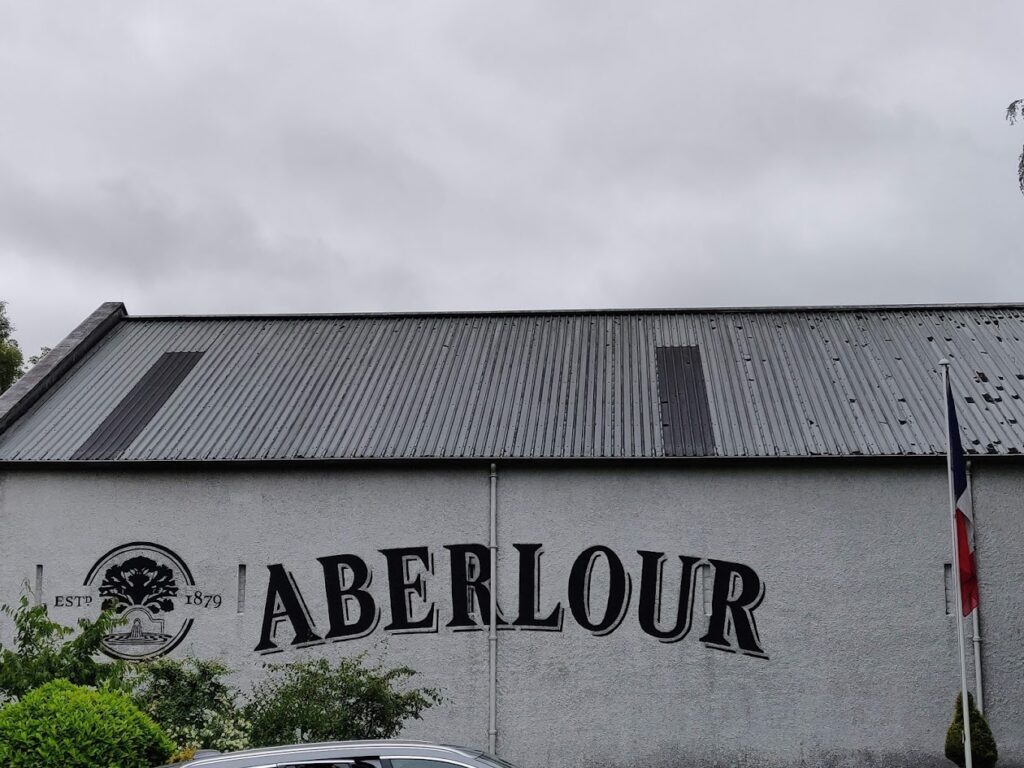 Aberlour Distillery in Scottish Highlands