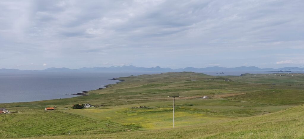 Views to Isle of Harris from Skye