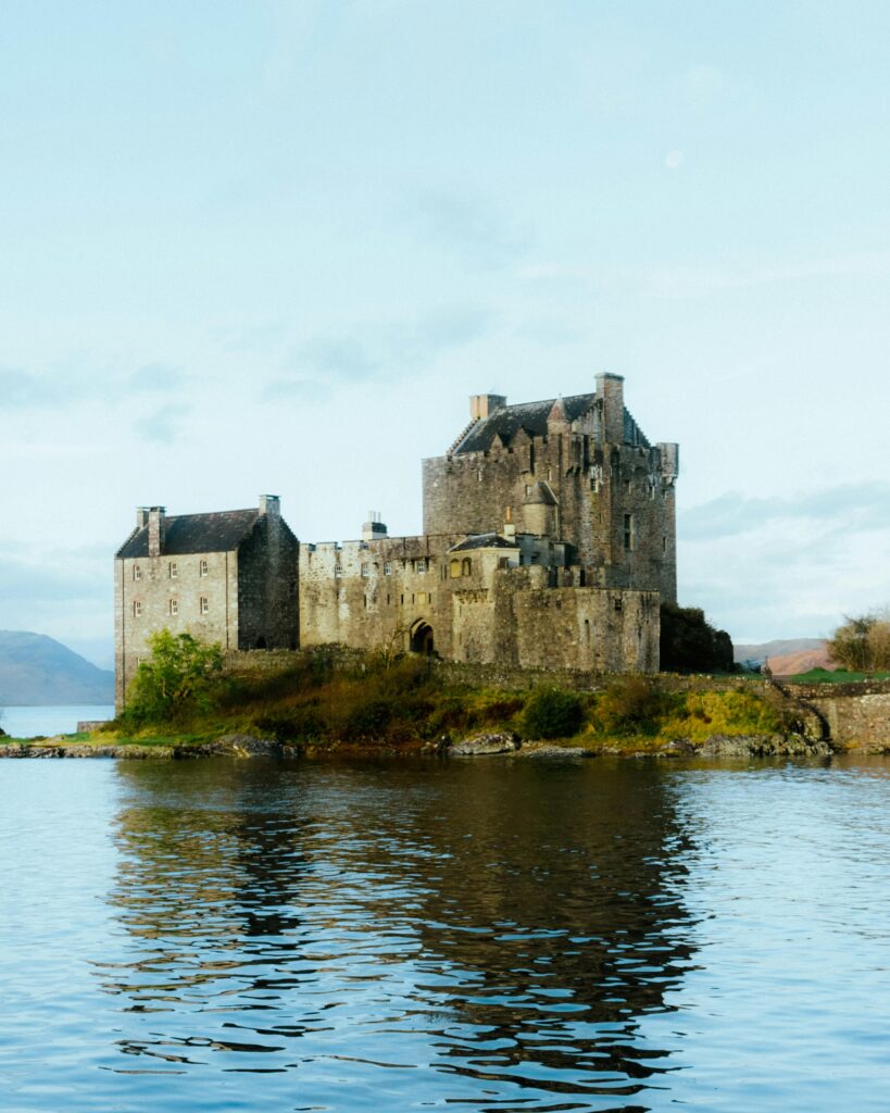 How to Visit Eilean Donan Castle - view from across the lochs