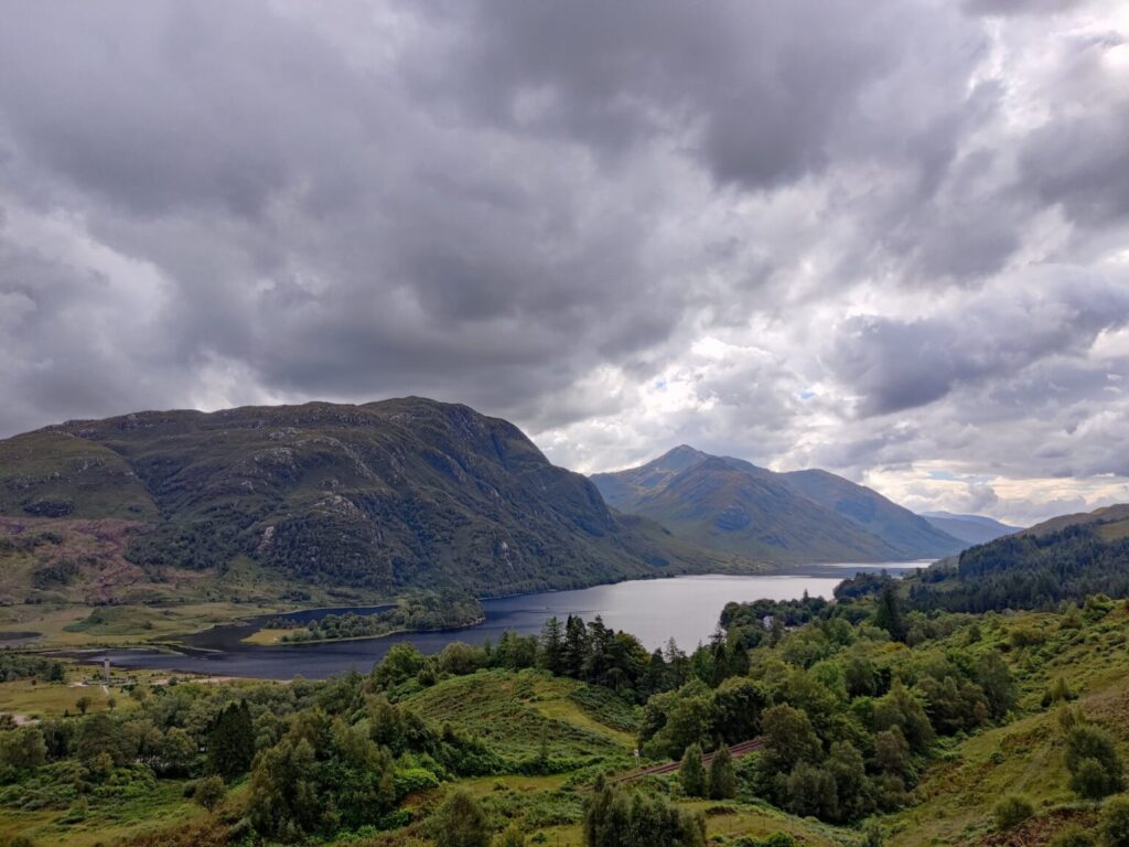 Incredible views from the Glenfinnan Viaduct viewpoint