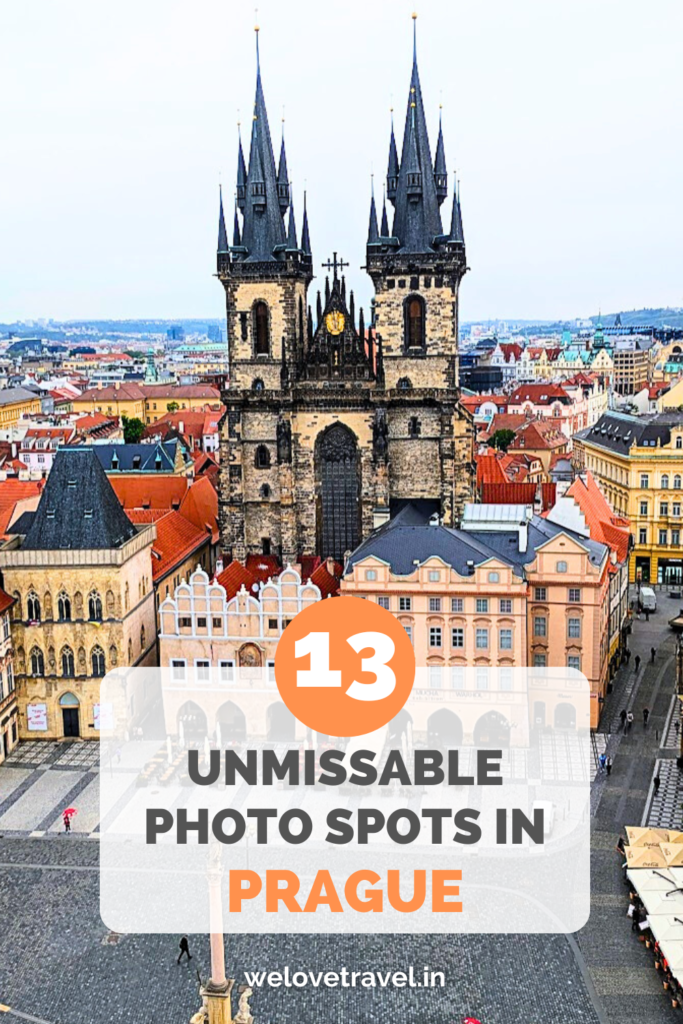 Unmissable best photo spots in Prague - Pinterest pin
