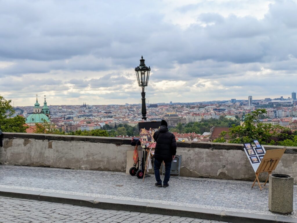 Best viewpoints in Prague from Prague castle
