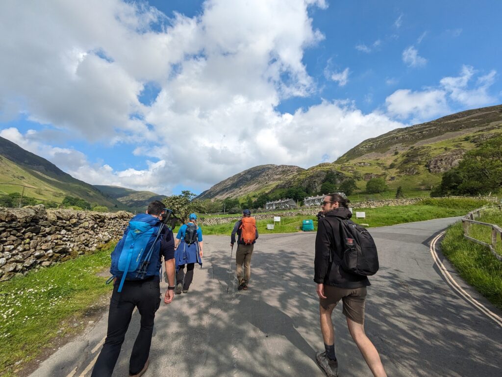 Hiking Helvellyn via Striding Edge - leaving from Glenridding Car Park