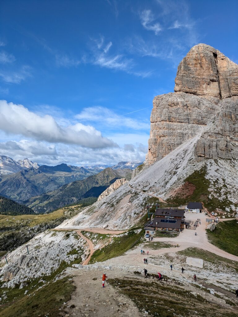 hike to Rifugio Nuvolau