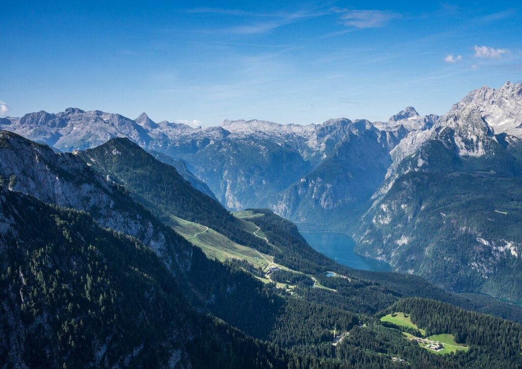 View from the top of Hitler's Eagle's Nest